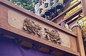 屋台彫刻作品